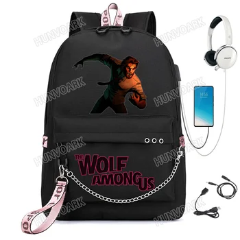 Printre NOI Rucsac Pentru Femei, Omul de Încărcare USB Adolescent ghiozdan geanta de Laptop de Mare capacitate student sac Mochilas feminina