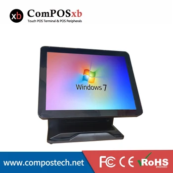 Windows POS Sisteme Pos All In One 15 Inch POS Terminal tactil Capacitiv de marcat Pentru vânzare cu amănuntul