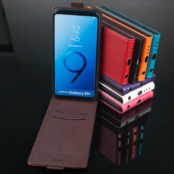 Flip caz de telefon pentru Samsung Galaxy S10 5G S10E S9 S8 S7 plus S6 edge silicon cazul capa din piele capacul din spate funda sac titularii