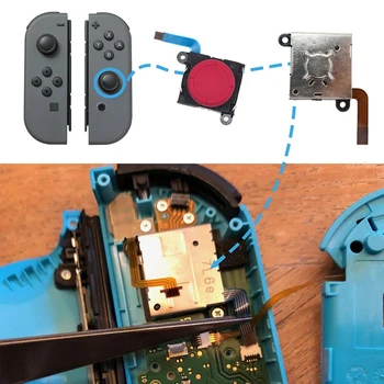 3D Joystick-ul Analogic Bucurie-Con de Înlocuire Stânga/Dreapta ThumbStick pentru Nintendo Comutator/Întrerupător Lite Controller si Consola - 2 Pack (Re