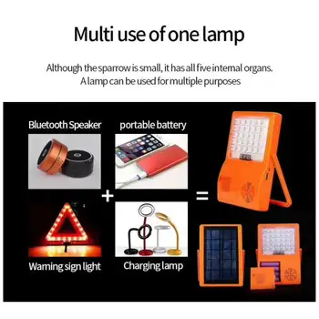 LED-uri Portabile Lumini de Lucru de Grade Reglabil Felinare Built-in Baterie Reîncărcabilă lumina Reflectoarelor în aer liber Camping Lampa Lanterna