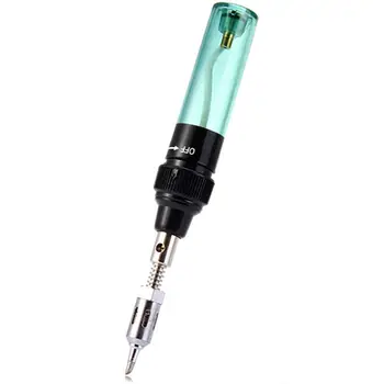 Acumulator Lanterna de Lipit MT-100 Butan Gaz Soldering Iron Pen(Verde)
