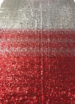 African Dantela Tesatura 2018 franceză 3d paiete Brodate nou rosu argintiu material 5yard de Înaltă Calitate din Africa Tul Dantela Tesatura