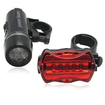 De urgență Față de Lumină+Lumină de Siguranță 5LED Accesorii pentru Biciclete Impermeabil Cap Lumina+Spate lanterna Lanterna Multi-Funcție