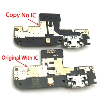 Original USB Port de Încărcare Încărcător de Bord Flex Cablu Pentru Xiaomi Redmi Notă 5A Dock Conector Cu Microfon