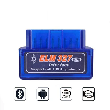 Noul Mini ELM327 Bluetooth V2.1 OBD2 de Diagnosticare Auto Scanner ELM 327 Bluetooth Pentru Android/Symbian Pentru Protocoalele OBDII 3 Culori