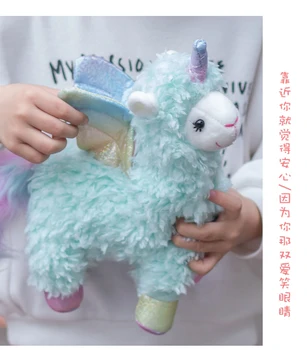 2019 noi 30/45/60cm Înger Alpaca papusa papusa de plus jucarii pentru copii de a trimite copii ziua de nastere cadouri de Craciun cadouri de fete cadouri la domiciliu