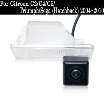 Camera cu Vedere în spate Pentru Citroen C2/C4/C5/Triumf/Sega (Hatchback) 2004~2010 Camera de backup/CCD Viziune de Noapte/ camera de Înmatriculare