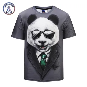 Domnul 1991INC 2018 Nou 3D T shirt Print Amuzant Rece Panda 3d de Vara T-shirt Streetwear Tricouri Tricou Topuri