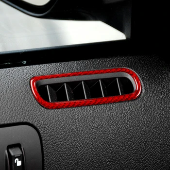Fibra de Carbon pentru Ford Mustang 2009 2010 2011 2012 2013 Accesorii Auto de Interior tablou de Bord Aer Conditionat Priza Autocolant