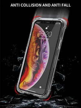 Naruto AKATSUKIClear Caz Moale pentru iPhone 12 Pro 12 Mini 11 Pro Max XR 7 8 X XS Max 6 6s 7+ 8 Plus Airbag Capac Telefon