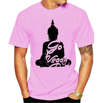 2021 t-shirt Nou stil de Viata Vegan Buddha Psiho Vegetarian de sex Masculin Orange Summer Personalizate