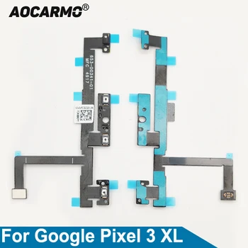 Aocarmo pornit/Oprit Comutatorul de Alimentare, Butonul de Volum Taste Laterale Cablu Flex Pentru Google Pixel 3 XL