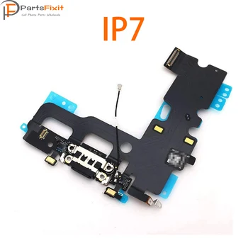Original Încărcare Flex Pentru IP7 Incarcator USB Port Conector Dock Cu Microfon Cablu Flex pentru iP Căști Jack Flex