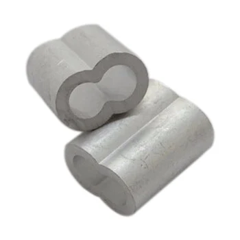 100buc 3/32 inch (3,0 mm) Diametru Sârmă din Aliaj de Aluminiu Mâneci Clip Accesorii de Cablu Crimps