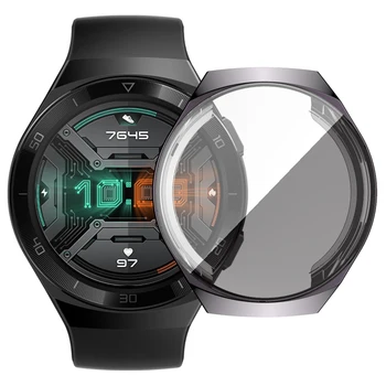 Film+Caz pentru Huawei Watch GT 2e 46mm Clar Moale TPU Ceas Bara de protecție Integrală Acoperire Ecran protector Caz Ceas GT2e accesoriu