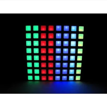 E&M 16777K Pătrat de Culoare Dot Matrice RGB LED Colorduino STM 6cm 8*8 Pixeli IDE Ardere Anod Comun Module