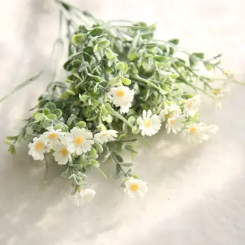 1 Buchet de flori Artificiale Flori Margarete Simulare Plante Fals flori Margarete Flori de Plastic pentru Acasă Decorare Nunta