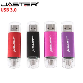 JASTER OTG USB 3.0 Flash drive USB Pen Drive pentru Android/PC-ului de sistem 4GB, 16GB 32GB 64GB 128GB de Stocare Extern Pendrive U disc
