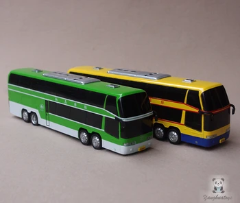 Autobuz Turistic Sunet De Lumină Și Sunet Tren De Pasageri Aliaj Realiste De Sunet Și Lumină Autobuz Double-Decker Jucarii Copii