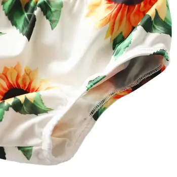 Vara imprimeu Floral Sling Topuri + pantaloni Scurți Set bebe Două piese de Costume de baie 2021