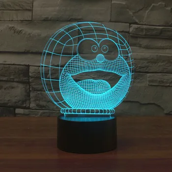 [Șapte Neon]Transport gratuit Doraemon Acrilice 7Colors Lampa de Birou 3D Lampa de Noutate a Condus Lumina de Noapte Millennium Falcon Lumina