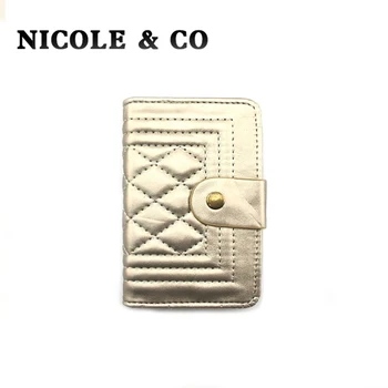 NICOLE & CO Moda din Piele PU Function28 Biți Caz Carte de Titularul Cardului de Afaceri Bărbați Femei Card de Credit Bag ID-ul