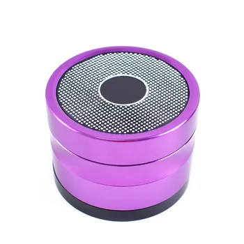 Bluetooth Audio Forma de Metal Fum Polizor 4-strat de 63 mm Material Aluminiu Polizor Muller Mașină de Planta de Tutun Filtru