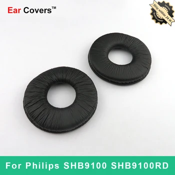 Pernițe Pentru Philips SHB9100 SHB9100RD Căști Perniță de Înlocuire Cască Tampoane pentru Urechi din Piele PU Burete Spuma