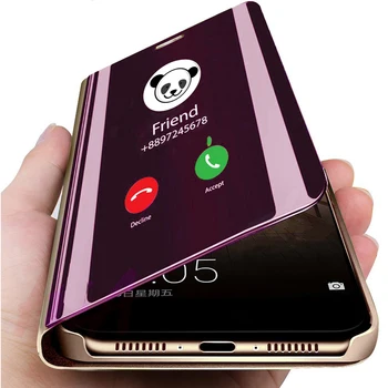 Smart Mirror Flip Caz de Telefon Pentru Samsung Galaxy Nota 10 3 4 8 5 9 S6 S7 S8 S9 S10 S10E 5G Lite Edge Plus Pro Caz de Protecție