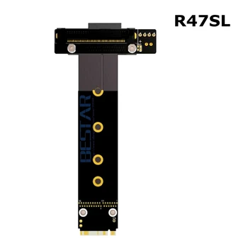 Coloană M. 2 NVMe unitati solid state Cheie cheie M-M pentru a SFF-8639 ( U. 2 ) U2 Riser Card Adaptor Panglică Cablu de extensie 20cm, 30cm, 60cm Pentru U. 2 NVME SSD