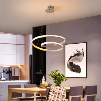 Pandantiv lumina cu LED-uri Moderne Candelabru pentru dinningroom living agățat nordic lampa led Luciu Pandantiv Candelabru