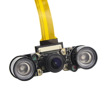 Raspberry Pi Zero Noapte Camera + 2 buc LED-uri IR Camera de 5MP Modul De Zmeura Zero Larg Unghi Fish Eye Webcam