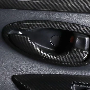8PCS Masina Interioară a Mânerului Portierei Castron cu Acoperire pentru Toyota Vios-2018 Mânerul Ușii Capacul de Protecție Trim Autocolant Accesorii