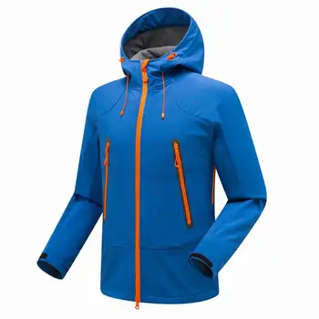 Mens Soft shell jacheta outdoor canadiană vânt impermeabil Drumeții jacheta thermal fleece Căptușit Pelerina de ploaie Alpinism Hanorac
