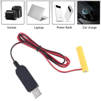 LR03 AAA Eliminator de Baterie USB Cablu de Alimentare Înlocui de la 1 la 4 buc AAA Baterie