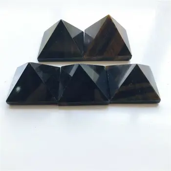 1 Bucată Naturale De Ochi De Tigru Piatra Piramida De Cristal Punct De Energie Meditație Bagheta De Decor Naturale, Cristale De Cuarț