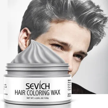 Nou 1 buc Moda Frumusete unica folosinta Culoarea Părului Ceara Bărbați Styling DIY Pasta de Noroi Vopsea Crema Gel de Păr De Colorare a Părului Styling TSLM1