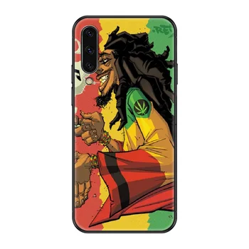 Reggae Bob Marley caz de Telefon Pentru Samsung Galaxy a 3 5 8 9 10 20 30 40 50 70 E S Plus 2016 2017 2018 2019 moale negru Etui 3D