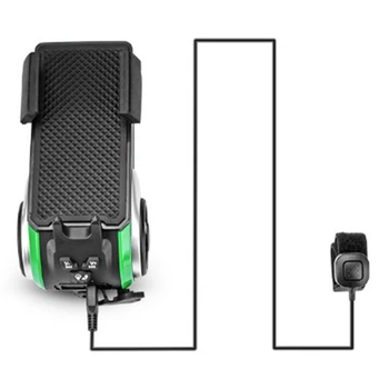 Rockbros rezistent la apa 5-În-1 Calculator pentru Biciclete Suport de Telefon Bluetooth Audio MP3 Player Boxe Biciclete Lumina