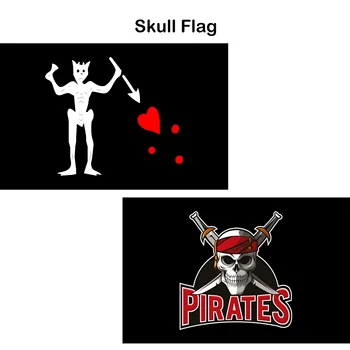 KAFNIK, Personalizate Orice Dimensiune Steag de Pirat Jolly Roger Craniu Pavilion Pentru Halloween /Home Decor