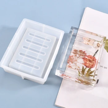 Cristal Rășină Epoxidică Matriță de Săpun Cutie de Depozitare Silicon Mucegai DIY Artizanat lucrate Manual Instrument de Luare