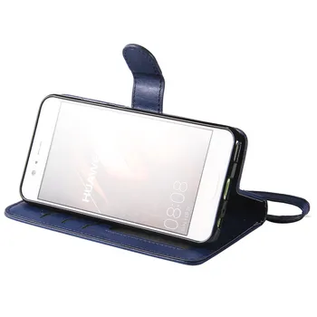 Piele Caz Pentru Huawei P10 Portofel Flip Stand Puternic Magnet de Afaceri Telefon Mobil Cazuri Acoperi Decathable Doi în unu