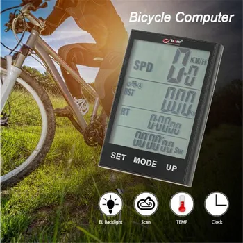 Bogeer Impermeabil Biciclete Calculator Fără Fir/Cu Fir Opțional Bicicleta Cronometru Ciclism Kilometraj Vitezometru De Echitatie Biciclete Accesorii