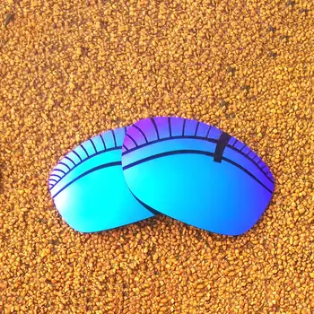 Gheață Albastru Oglinzi Polarizate, Lentile de Înlocuire pentru Lateral ochelari de Soare Cadru UVA si UVB