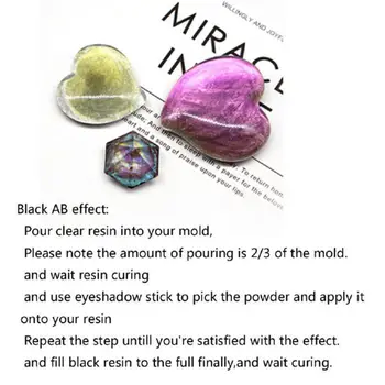 12 Culori de Ochi de Pisica Magnetic Perla Pigment Glitter Magic Rainbow Pigment Rășină DIY XX9C