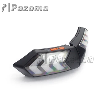 Universal 12V LED ABS PP Wireless Capacete Accesorii pentru Motociclete Casca Coada de Lumină de Frână de Oprire Lumina de Semnalizare