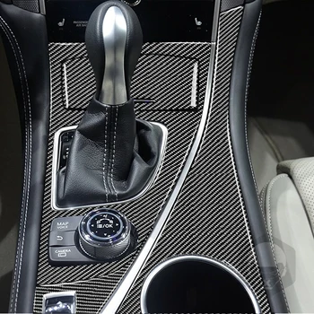 Schimbatorului De Viteze Panou Din Fibra De Carbon Interior De Protecție Specială Autocolante Accesorii Auto Pentru Infiniti Q50 Q60-2020 Plecat Cu Mașina