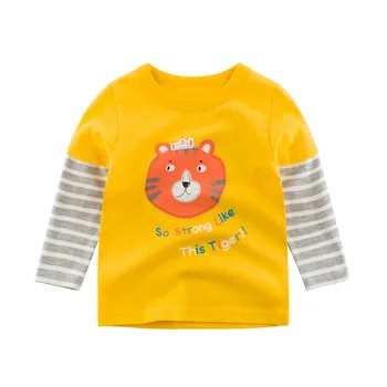 27kids îmbrăcăminte pentru copii coreean primăvară haine noi pentru copii cu maneca lunga T-shirt pentru copii îmbrăcăminte copil maiou