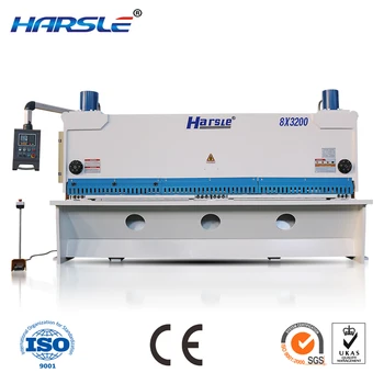 HARSLE Brand hidraulic din oțel metal forfecare masina